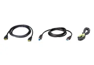 Kable komputerowe i do monitorów - ATEN 2L-7D02UHX3 kabel KVM Czarny 1,8 m 2L-7D02UHX3 - miniaturka - grafika 1