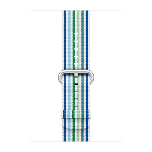 Apple Pasek nylonowy w kolorze niebieskim (prążki) do koperty 42mm / 44mm / 45mm / 46mm / 49mm - rozmiar M/L - Akcesoria do smartwatchy - miniaturka - grafika 1