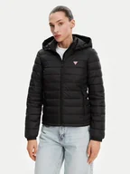 Kurtki damskie - Guess Jeans Kurtka puchowa W5RL99 WHAB2 Czarny Regular Fit - miniaturka - grafika 1