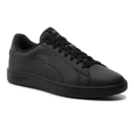 Sneakersy damskie - Puma Sneakersy Smash V2 L 365215 06 Black Black Sneakersy Smash V2 L 365215 06 Black Black - miniaturka - grafika 1