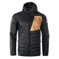 Kurtki męskie - Męska Kurtka pikowana ELBRUS EVERT 6281-BLK/CHIPMUNK – Czarny - miniaturka - grafika 1