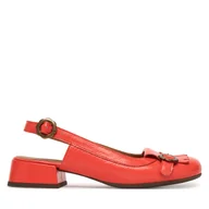 Czółenka - Czółenka Fly London Celyfly P145461 Czerwony - miniaturka - grafika 1