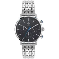 Zegarki męskie - Srebrny zegarek adidas Originals Style Code One Chrono  AOSY22018 - miniaturka - grafika 1