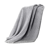 Koce - Euro Firany Koc Flanelowy Design Cindy4 Srebrny 170x210 1212089 - miniaturka - grafika 1