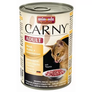 Animonda Cat Carny Adult smak: kurczak i kaczka 400g puszka - Mokra karma dla kotów - miniaturka - grafika 2