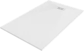 Brodziki prysznicowe - Mexen Hugo brodzik prostokątny SMC 160 x 70 cm, biały, maskownica biała - 42107016-W - miniaturka - grafika 1