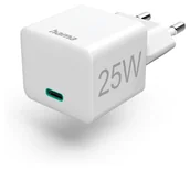 Ładowarki do telefonów - Hama ładowarka sieciowa mini 25W, PD/QC 3.0 1x USB-C, biała - miniaturka - grafika 1