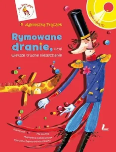 Rymowane dranie, czyli wiersze trudne niesłychanie z CD. O. tw - Agnieszka Frączek - Poezja - miniaturka - grafika 1