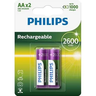 Akumulator NiMH R6/2 2600 mAh Philips - Ładowarki i akumulatory - miniaturka - grafika 1