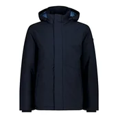 Kurtki męskie - CMP - Męska kurtka Snaps Hood, Man, Black Blue, 50 - miniaturka - grafika 1