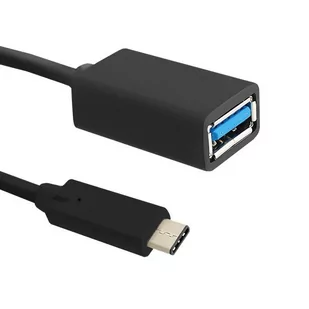 Qoltec Kabel 50421 czarny 0,25 m - Kable komputerowe i do monitorów - miniaturka - grafika 1