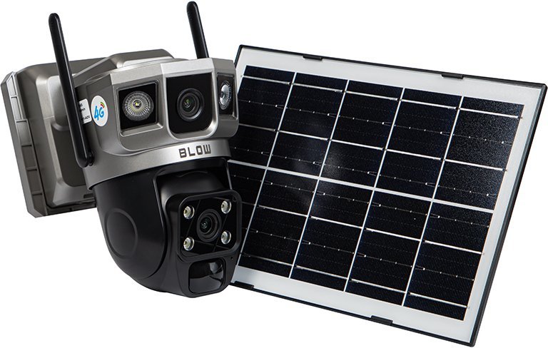 Blow 78-666# Kamera 4g ptz 4mp h-396-aov duallens słoneczna z akumulatorem