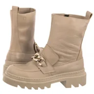 Botki damskie - Botki Beżowe 22359_ (NE420-a) Nessi - miniaturka - grafika 1