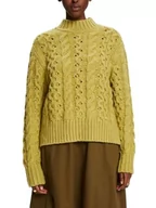 Swetry damskie - ESPRIT Sweter damski, 326 / zielony pistacjowy 2, XS - miniaturka - grafika 1