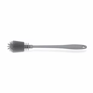 Silikonowa szczotka do mycia karafek, 31 cm, szara kod: KE-10057 - Ściereczki, gąbki, czyściki - miniaturka - grafika 1