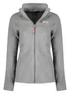 Kurtki damskie - Geographical Norway Kurtka polarowa "Tug" w kolorze szarym - miniaturka - grafika 1