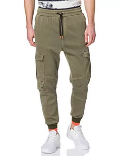 Desigual Męskie spodnie tarsilo Casual Pants, zielony, 36 - Spodenki męskie - miniaturka - grafika 1