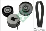 Paski klinowe i wielorowkowe - Zestaw paska klinowego wielorowkowego INA 529 0500 10 - miniaturka - grafika 1