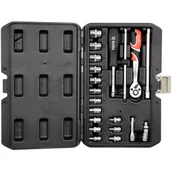 Zestawy narzędziowe - Yato YT-14491 1/4"" 3/8"" 1/2"" 20 szt. - miniaturka - grafika 1