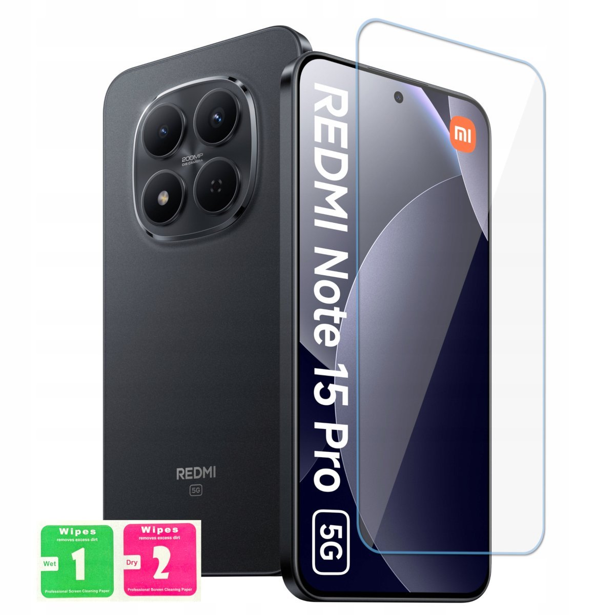 9H Szkło Hartowane Do Xiaomi Redmi Note 15 Pro 5G Szkiełko Na Środek Ekran szkiełko ochronne na wyświetlacz szybka