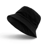 Czapki damskie - Kapelusz Czapka Rybacka Bucket Hat Przewiewna Lato - Czap-Ryb-Wak-Czrn-54 - miniaturka - grafika 1