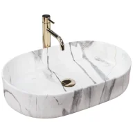 Umywalki - Umywalka nablatowa Rea Nadia 60 sand- Dodatkowo 5% rabatu na kod REA5 - miniaturka - grafika 1