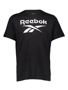 Koszulki męskie - Reebok Koszulka w kolorze czarnym - grafika 1