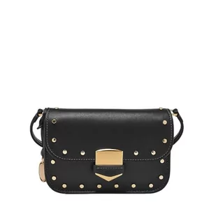 Fossil Small Flap Crossbody damskie Lennox miękka skóra bydlęca, ZB1977001, czarny, jeden rozmiar - Torebki damskie - miniaturka - grafika 1