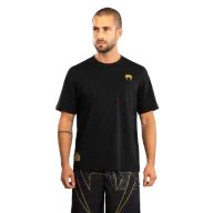 Koszulki sportowe męskie - Venum Serpenti T-shirt Koszulka Black/Silver/Gold - miniaturka - grafika 1