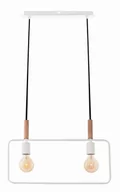 Lampy sufitowe - Candellux FRAME Biała 2xE27 Lampa wisząca 32-73549 32-73549 - miniaturka - grafika 1