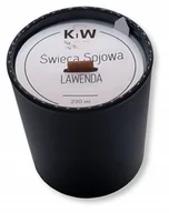 Świece - Świeca Sojowa ręcznie robiona 230 ml Lawenda - miniaturka - grafika 1