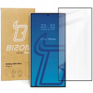 Szkło hartowane Bizon Glass Edge 2 do Galaxy S24 Ultra - Szkła hartowane na telefon - miniaturka - grafika 1