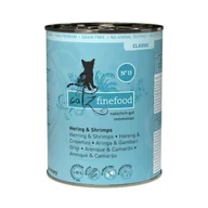 Mokra karma dla kotów - Catz finefood mokra karma dla kota Classic Adult Nr 13 Śledź i krewetki 6x400 g - miniaturka - grafika 1