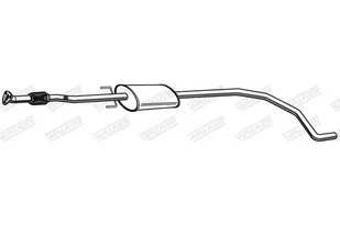 WALKER Tłumik środkowy WALKER 23382 - Tłumiki - miniaturka - grafika 1