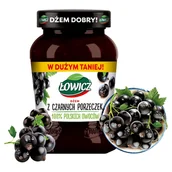 Dżem - Łowicz DŻEM Z CZARNYCH PORZECZEK 450 G - miniaturka - grafika 1