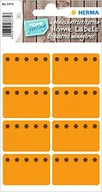 Etykiety do drukarek - HERMA Etykiety głębokie 26 x 40 mm, jasnopomarańczowe - miniaturka - grafika 1