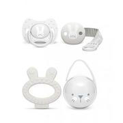 Smoczki uspokajające - Suavinex Zestaw podarunkowy | Baby Set szary |  Hygge Baby sauvinex-3-306630 - miniaturka - grafika 1