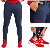 Spodnie męskie - Spodnie Męskie Sportowe Dresowe Joma Championship Vii Z Kieszeniami - miniaturka - grafika 1