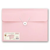 Teczki i skoroszyty - Teczka z 7-ma pezegródkami A4 różowa PENMATE - miniaturka - grafika 1