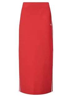 adidas Spódnica ołówkowa adicolor Knit 3-Stripes JW2660 Czerwony Regular Fit - Spódnice - miniaturka - grafika 1