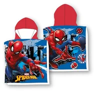 Okrycia kąpielowe dla dzieci - Poncho ponczo Spiderman 55x110 ręcznik Faro - miniaturka - grafika 1