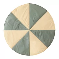 Maty piankowe - Niebiesko-beżowy dziecięca mata do zabawy Blue Circus – Moi Mili - miniaturka - grafika 1