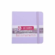 Podobrazia, bloki, papiery - Szkicownik Lawendowy 12X12Cm 140G 80K Talens - miniaturka - grafika 1