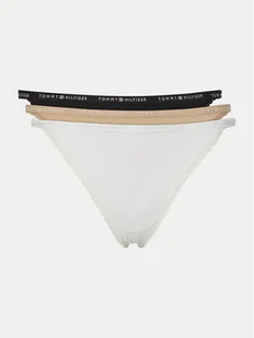 Tommy Hilfiger Komplet 3 par stringów UW0UW05754 Kolorowy - Majtki damskie - miniaturka - grafika 1