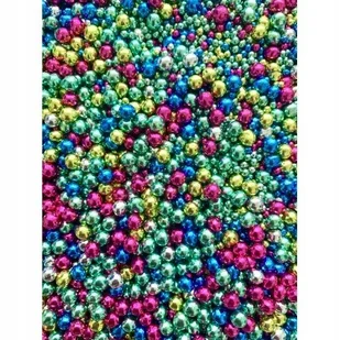 POSYPKA CUKROWA MIX maczek kulki metaliczne 50g - Dodatki do ciast w proszku - miniaturka - grafika 1