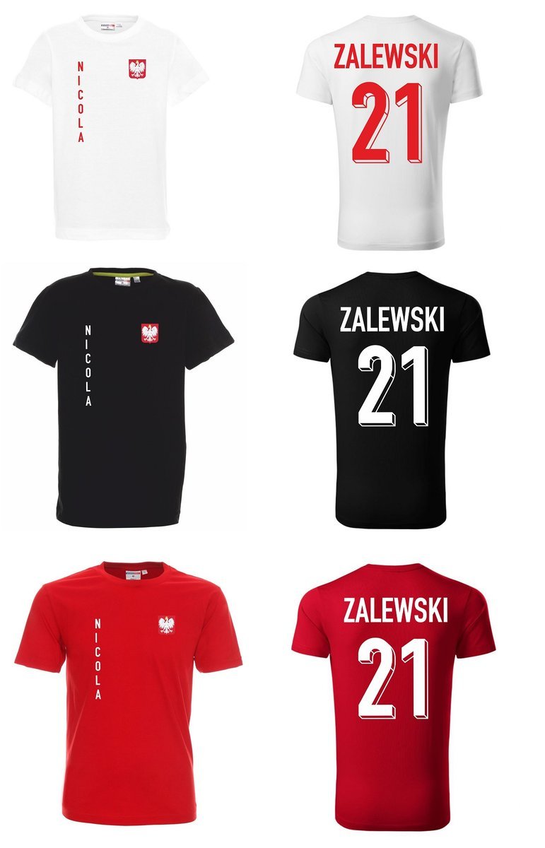 Koszulka Polska Nicola ZALEWSKI 21 jr