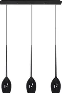 Lampy sufitowe - Lampa wisząca Azzardo Lampa wisząca Izza 3 MD1288B-Shiny Black - miniaturka - grafika 1