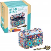 Zabawki kreatywne - Djeco Pasidaryk pats - Papuošalų dėžutė - Super turtas - miniaturka - grafika 1
