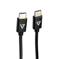Kable komputerowe i do monitorów - V7 V7USB2C-1M kabel USB USB 2.0 USB C Czarny V7USB2C-1M - miniaturka - grafika 1