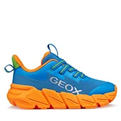 Buty dla chłopców - Sneakersy Geox J Flexyper Fast Boy J46N1A 0149J C0573 D Niebieski - miniaturka - grafika 1
